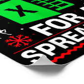 Oh This Calls For A Spreadsheet Christmas Sweater Poster (Hoek)