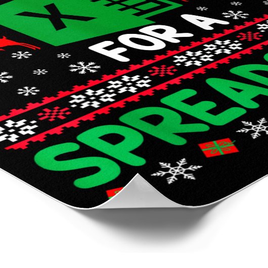 Oh This Calls For A Spreadsheet Christmas Sweater  Poster (Hoek)