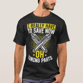 Oh Tuning Parts Mechanic Classic Car Screwdriver H T-shirt