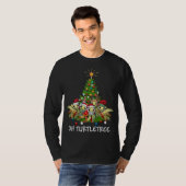 Oh Turtletree Zee Schildpad Kerstboom Dier XMA T-shirt (Voorkant volledig)