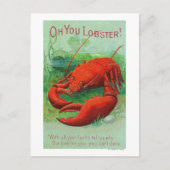 Oh u de Scène van de Zeekreeft Briefkaart (Voorkant)