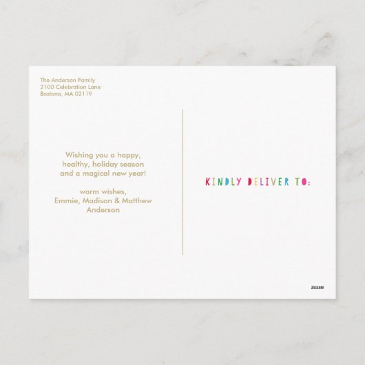 Oh van Golly | Feestdagen briefkaart (Achterkant)