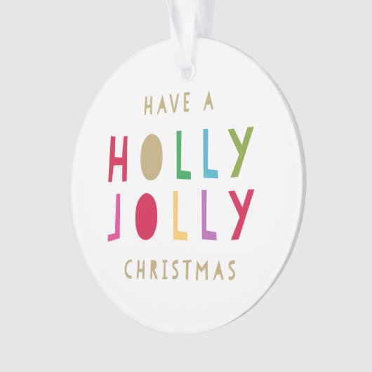 Oh van Golly | Vakantie Ornament (voorkant)