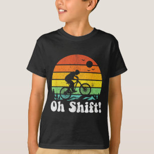 Oh Verschuiving Grappige Mountainbike Rijder Fiets T-shirt