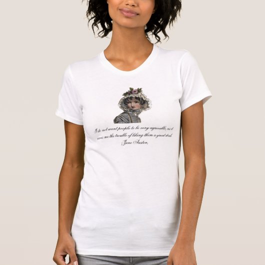 Oh voor de liefde van Jane Austen T-shirt (Voorkant)