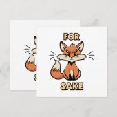 oh voor de lieve vrede bedankkaart (Voorkant / Achterkant)