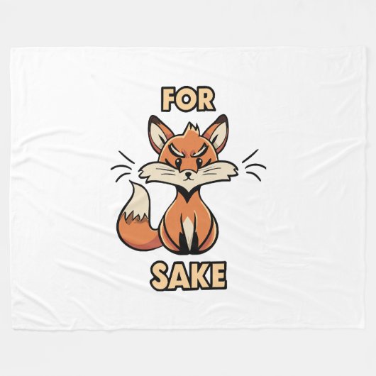 oh voor de lieve vrede fleece deken (Voorkant (Horizontaal))