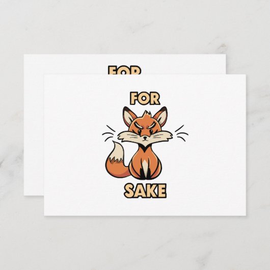 oh voor de vos (Voorkant / Achterkant)