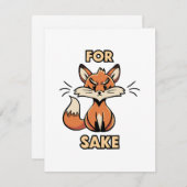 oh voor de vos informatiekaartje (Voorkant / Achterkant)