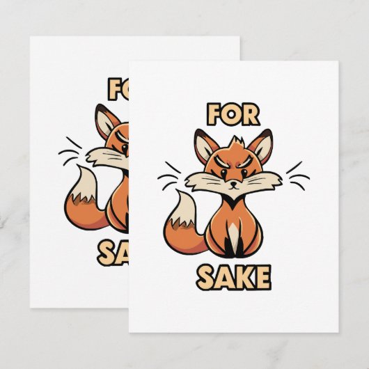 oh voor de vos informatiekaartje (Voorkant / Achterkant)