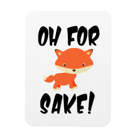 Oh voor de vos. magneet (Verticaal)