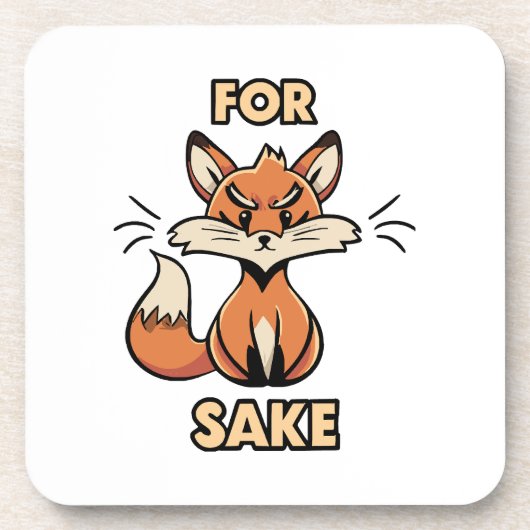oh voor de vos sake bier onderzetter (Voorkant)
