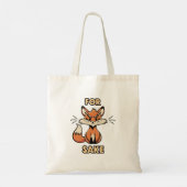 oh voor de vos sake tote bag (Achterkant)