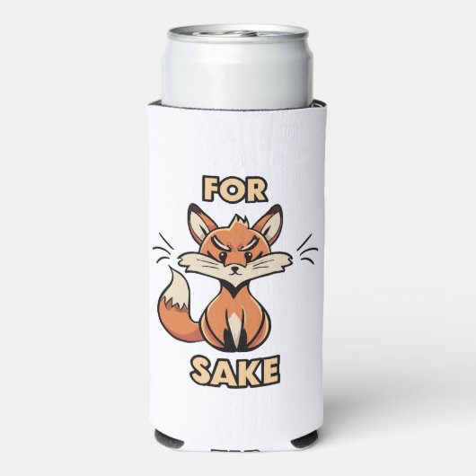 oh voor de vos seltzer blikjeskoeler (Seltzer Achterkant)