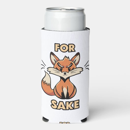 oh voor de vos seltzer blikjeskoeler (Seltzer Voorkant)