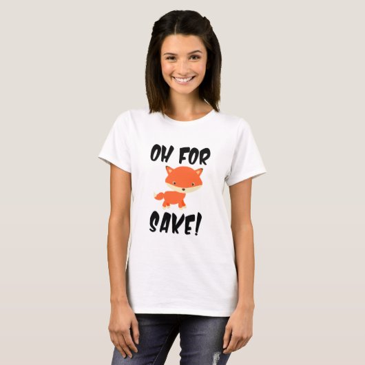 Oh voor de vos. t-shirt (Voorkant volledig)