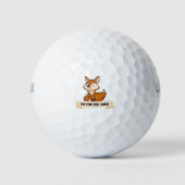 Oh voor de vossen. golfballen (Voorkant)