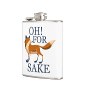 Oh voor de vossen. heupfles (Links)