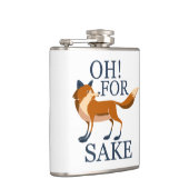 Oh voor de vossen. heupfles (Rechts)