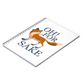 Oh voor de vossen. notitieboek (Linkerzijde)