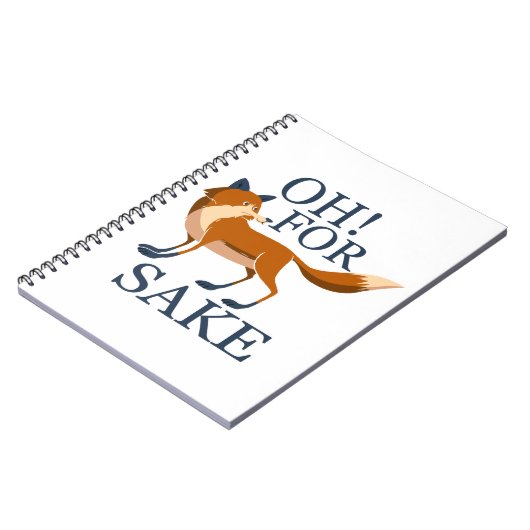 Oh voor de vossen. notitieboek (Linkerzijde)