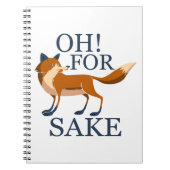 Oh voor de vossen. notitieboek (Voorkant)