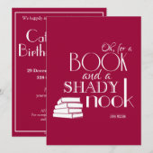 Oh voor een Boek en een Shady Nook Kaart (Voorkant / Achterkant)