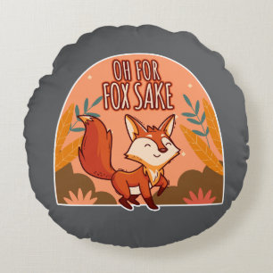 Oh Voor Fox Saak Knuffelvos Ronde Kussen
