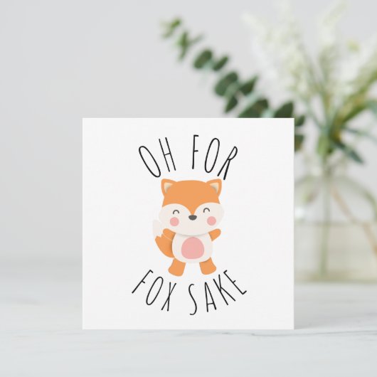 Oh voor Fox Sake (Staand voorkant)