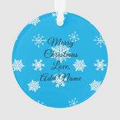 Oh voor Fox Sake, 2020, grappige Kerstmis Ornament (achterkant)