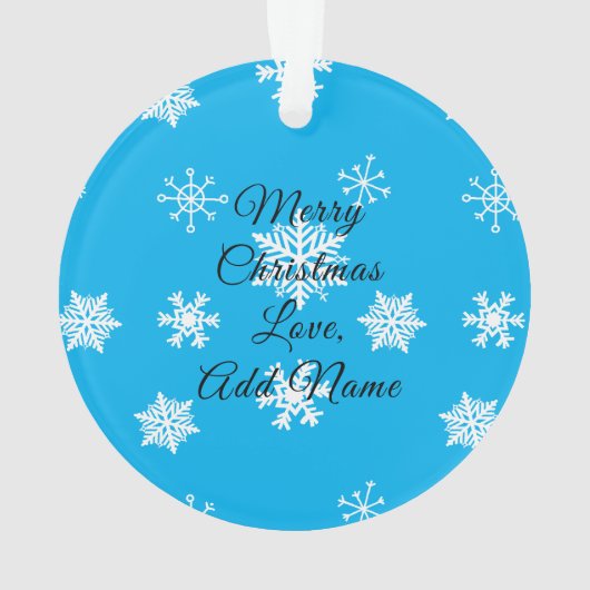 Oh voor Fox Sake, 2020, grappige Kerstmis Ornament (achterkant)