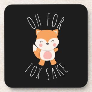 Oh voor Fox Sake Bier Onderzetter