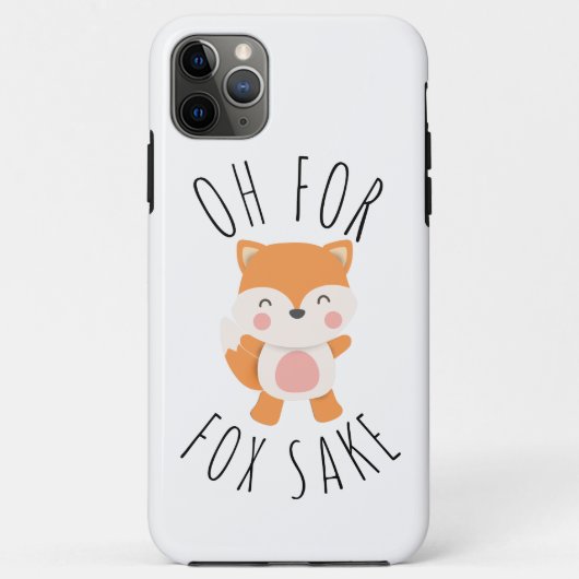 Oh voor Fox Sake Case-Mate iPhone Case (Achterkant)