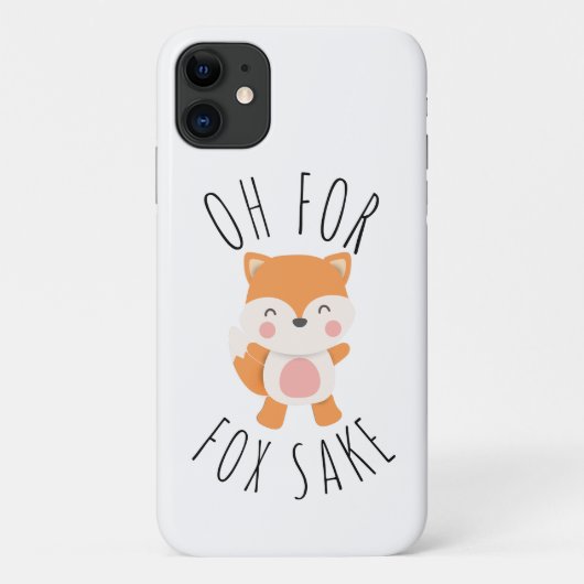Oh voor Fox Sake Case-Mate iPhone Case (Achterkant)