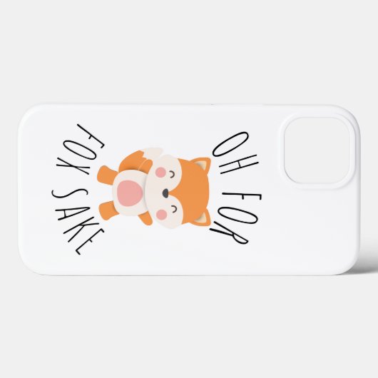 Oh voor Fox Sake Case-Mate iPhone Case (Achterkant (horizontaal))