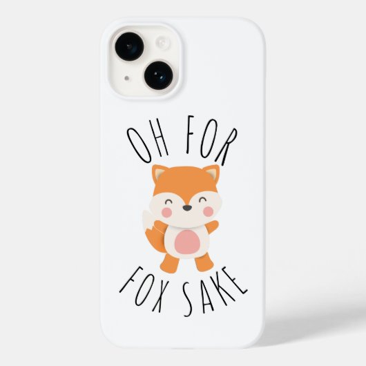 Oh voor Fox Sake Case-Mate iPhone Case (Achterkant)