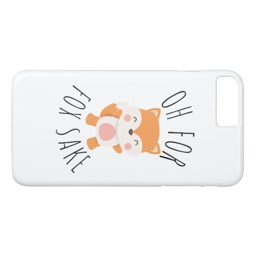 Oh voor Fox Sake Case-Mate iPhone Case (Achterkant (Horizontaal))