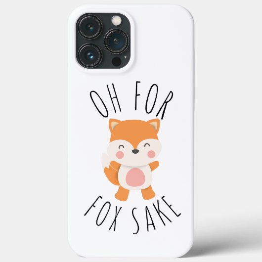 Oh voor Fox Sake Case-Mate iPhone Case (Achterkant)
