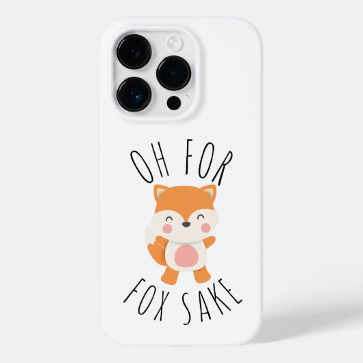 Oh voor Fox Sake Case-Mate iPhone Case (Achterkant)