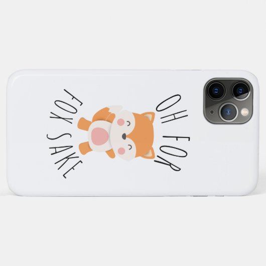 Oh voor Fox Sake Case-Mate iPhone Case (Achterkant (horizontaal))