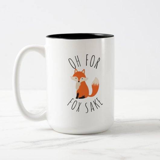 Oh voor Fox Sake Coffee Mok (Links)