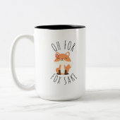 Oh voor Fox Sake Coffee Mok (Links)