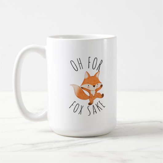 Oh voor Fox Sake Coffee Mok (Links)