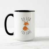 Oh voor Fox Sake Coffee Mok (Links)