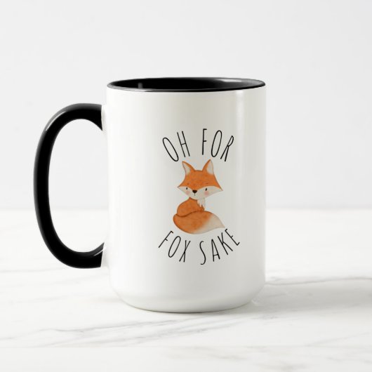 Oh voor Fox Sake Coffee Mok (Links)