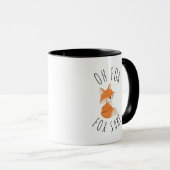 Oh voor Fox Sake Coffee Mok (Voorkant rechts)