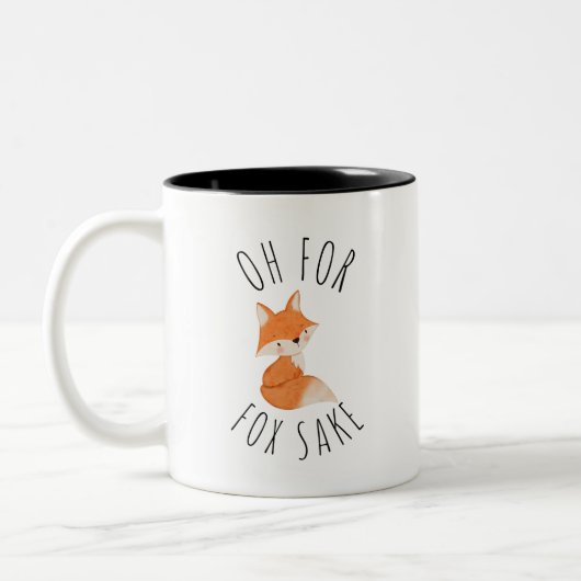Oh voor Fox Sake Coffee Mok (Links)