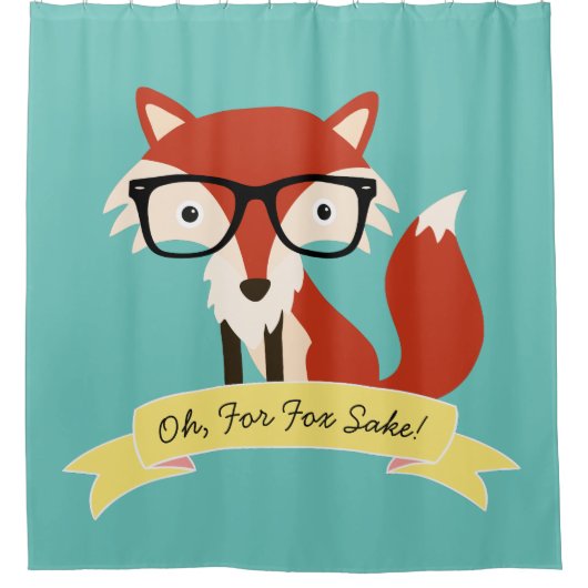 Oh! Voor Fox Sake Douchegordijn (Voorkant)