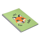 Oh! Voor Fox Sake: Emoji cartoon Notitieboek (Rechterzijde)