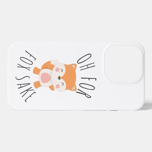Oh voor Fox Sake iPhone Hoesje (Achterkant horizontaal)